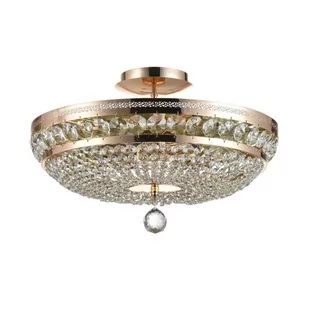 Maytoni Plafon LAMPA sufitowa OTTILIA DIA700-CL-06-G Maytoni pałacowa OPRAWA kryształowa ampla crystal złota przezroczysta DIA700-CL-06-G - Lampy sufitowe - miniaturka - grafika 1