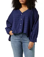 Koszulki i topy damskie - Wrangler Damska koszulka Cottage, Medieval Blue, XXL - miniaturka - grafika 1