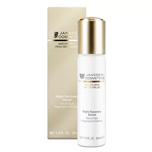 Janssen Cosmetics Cosmetics Night Recovery Serum Aktywne serum nocne z kompleksem CRC 30 ml - Serum do twarzy - miniaturka - grafika 1