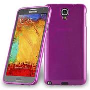 Etui i futerały do telefonów - Cadorabo cador Abo  TPU etui ochronne do Samsung Galaxy Note 3 Neo (N7505) etui Case Cover silikonowe w kolorze o wyglądzie szczotkowanej (Brushed ze stali nierdzewnej), różowy DE-104618 - miniaturka - grafika 1