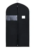 Pokrowce na ubrania - Organizer pokrowiec czarny na ubrania wodoodporny do szafy - miniaturka - grafika 1