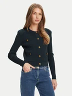 Swetry damskie - Guess Kardigan W5YR09 Z0130 Zielony Regular Fit - miniaturka - grafika 1
