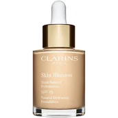 Podkłady do twarzy - Clarins Skin Illusion Natural Hydrating Foundation SPF 15 101 Linen Podkład 30ml - miniaturka - grafika 1