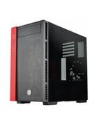Obudowy komputerowe - Silverstone SST-RL08BR-RGB Red Line Mini Tower Micro ATX, TG, czarna - miniaturka - grafika 1