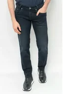 Spodnie męskie - Pepe Jeans Spodnie Granatowe Bawełniane Długie 31/32 1Z8G3_B* T4A - miniaturka - grafika 1
