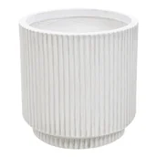 Donice - Doniczka ⌀ 24 cm złamana biel DARIA - miniaturka - grafika 1