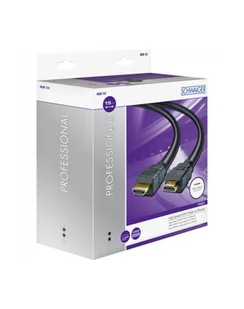 SCHWAIGER  KABEL HDMI-SPEED-KABEL 15M MIT ETHERNET SCHWARZ (HDM150013)  (HDM150013) - Kable komputerowe i do monitorów - miniaturka - grafika 1