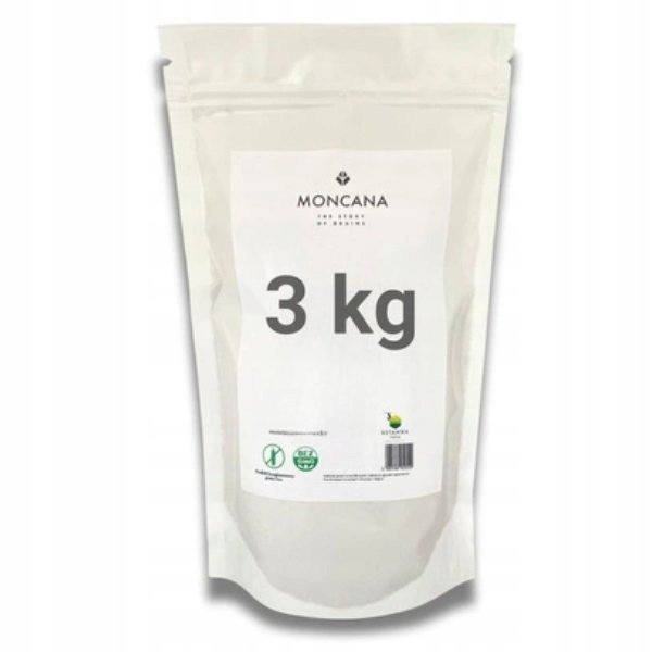 Ekologiczna bezglutenowa pudrowa mąka gryczana biała 3kg Moncana