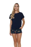 Piżamy damskie - Doctor Nap Piżama z szortami z wiskozy XL - miniaturka - grafika 1