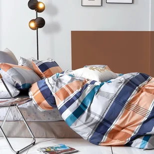 Cotton World Pościel bawełniana 220x200 3cz QM2019 - Pościel - miniaturka - grafika 1