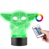 Lampy pozostałe - Lampka na Biurko Statuetka Led Star Wars Baby Yoda - miniaturka - grafika 1
