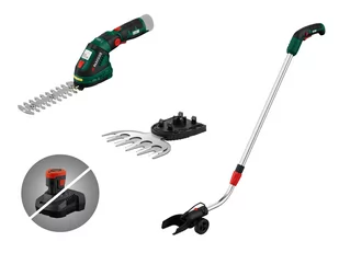 PARKSIDE PARKSIDE Akumulatorowe nożyce do trawy i krzewów 4056233862874 - Nożyce i sekatory - miniaturka - grafika 1