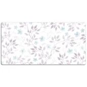 Podkładki na biurko - Duża mata na biurko Delikatne listki 120x60 cm - miniaturka - grafika 1