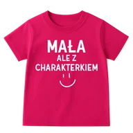 Koszulki dla dziewczynek - FAJNA KOSZULKA DLA DZIEWCZYNKI Z CHARAKTERKIEM - miniaturka - grafika 1