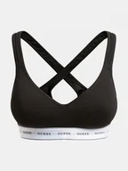 Bielizna sportowa damska - Biustonosz treningowy GUESS CARRIE PADDED TRIANG - miniaturka - grafika 1