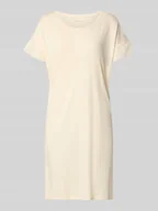 Bielizna nocna - Koszula nocna z krótkim rękawem z okrągłym dekoltem - miniaturka - grafika 1