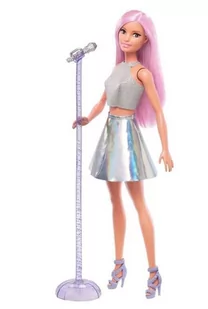 Mattel BARBIE PIOSENKARKA GWIAZDA POP DVF50 FXN98 - Lalki dla dziewczynek - miniaturka - grafika 2