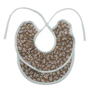 Hi Little One śliniak wiązany BOHO FLO Sage Pom Pom - Śliniaki i fartuszki - miniaturka - grafika 1