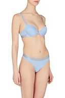 Majtki damskie - Emporio Armani Women's Iconic Mikrofiber Thongs Majtki Stringi (Paczka 2) Damskie, Periwinkle, L - miniaturka - grafika 1