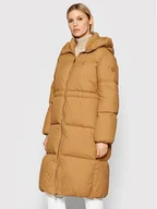 Kurtki damskie - Tommy Hilfiger Kurtka puchowa Nylon Down WW0WW31702 Brązowy Relaxed Fit - miniaturka - grafika 1