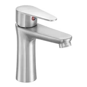 Baterie umywalkowe - Bateria Umywalkowa Stojąca Kran Inox Steely 2 - miniaturka - grafika 1