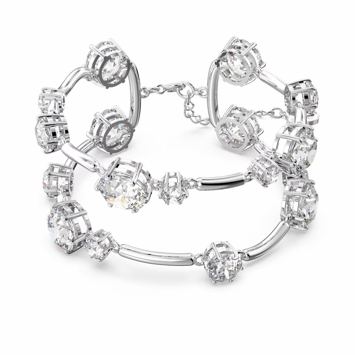 Bransoletka Swarovski - Constella bangle, White, Silver 5638697