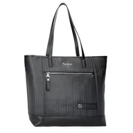 Torebki damskie - Pepe Jeans Sprig Portfele Casual Wykonane ze sztucznej skóry od Joumma Bags, Czarny (Black), Talla única, torba tote - miniaturka - grafika 1