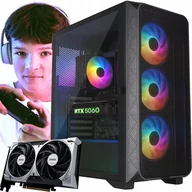 Zestawy komputerowe - Komputer gamingowy RTX 5060 GeForce AMD Ryzen 5 32GB RAM 1TB SSD Windows 11 - miniaturka - grafika 1