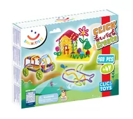 Zabawki konstrukcyjne - Spaghetteez Miękkie Patyczki Konstrukcyjne - Tekturowy Box 160 Elementów - miniaturka - grafika 1