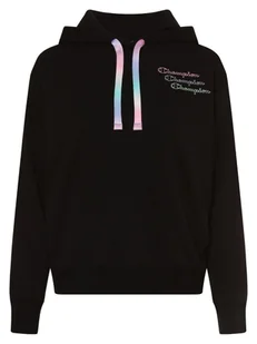 Champion - Damska bluza z kapturem, czarny - Bluzy damskie - miniaturka - grafika 1