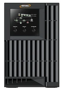 Infosec E4 Value 1000 zasilacz UPS Podwójnej konwersji (online) 1 kVA 3 x gniazdo sieciowe - Zasilacze awaryjne UPS - miniaturka - grafika 1
