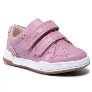Sneakersy damskie - CLARKS Sneakersy Fawn Solo T 261589896 Light Pink Leather - grafika 1