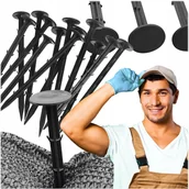 Agrowłókniny - SZPILKI KOTWY KOŁKI DO AGROWŁÓKNINY AGROTKANINY MOCNE 50SZT 15CM - miniaturka - grafika 1