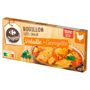 Carrefour Original Bulion drobiowy w kostkach 120 g (12 x 10 g) - Buliony i przyprawy w kostkach - miniaturka - grafika 1