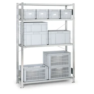 META Regał półkowy CLIP, 230 kg, 2500x1300x600 mm, dodatkowy 14315 - Szafy i regały magazynowe - miniaturka - grafika 1