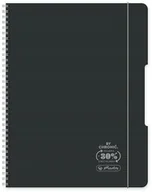 Zeszyty szkolne - Herlitz Kołozeszyt A5/80K kratka Ocean czarny 4szt - miniaturka - grafika 1