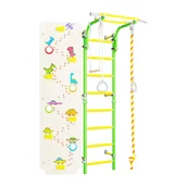 Wyposażenie sportowe i gimnastyczne - Małpiszon KOMETA, DRABINKA GIMNASTYCZNA, NEXT 1 + ŚCIANKA WSPINACZKOWA, ZIELONY 01.21.8.06.490.03.00-24 + 6.08.00 - miniaturka - grafika 1