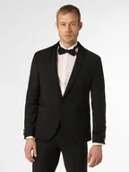 Garnitury - Cinque Męska marynarka smokingowa Mężczyźni Super Slim Fit czarny jednolity, 44 - miniaturka - grafika 1