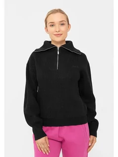 Swetry damskie - Bench Sweter "Thurynn" w kolorze czarnym - grafika 1