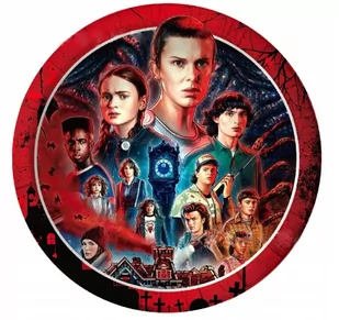 Talerzyki Jednorazowe STRANGER THINGS - śr. 23cm - 10szt - Dekoracje i nakrycia stołu na imprezę Talerzyki Jednorazowe STRANGER THINGS - śr. 23cm - 10szt - Dekoracje i nakrycia stołu na imprezę - miniaturka - grafika 1