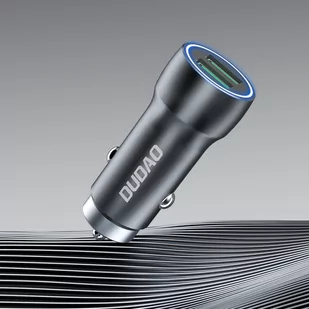 Dudao szybka ładowarka samochodowa 2 x USB 3A 18W szary (R4+) - Ładowarki samochodowe - miniaturka - grafika 4