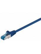 Kable miedziane - Wentronic Kabel sieciowy CAT 6 A S/FTP; CAT 6 A 1000 S/FTP PIMF Niebieski 10 m 4040849937798 - miniaturka - grafika 1