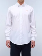 Koszule męskie - Napapijri Koszula - Regular fit - w kolorze białym - miniaturka - grafika 1