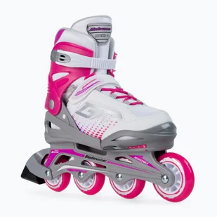 Rolki dziecięce Bladerunner by Rollerblade Phoenix G white/fuchsia - Rolki - miniaturka - grafika 1