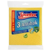 Ściereczki, gąbki, czyściki - Spontex Ściereczka Antibak 97042487 3 sztuki) - miniaturka - grafika 1
