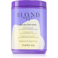 Maski do włosów - Inebrya Blondesse No-Yellow Mask maska do włosów blond rozjaśnianych i siwych 1000ml - miniaturka - grafika 1