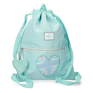 Pepe Jeans Nerea Plecak Torba na zamek błyskawiczny Niebieski 35x46 cms Poliester, niebieski, Talla única, Plecak z zamkiem błyskawicznym - Torebki damskie - miniaturka - grafika 1