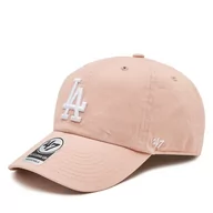 Czapki męskie - Czapka z daszkiem 47 Brand Mlb Los Angeles Dodgers ’47 Clean Up W/No Loop Label B-NLRGW12GWS-DV Dusty Mauve - miniaturka - grafika 1