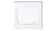 Wyłączniki światła i elektryczne - Karlik Łącznik schodowy podświetlany LOGO LWP-3L - miniaturka - grafika 1