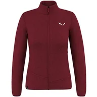 Kurtki damskie - Salewa Puez Rocca Polartec kurtka damska, czerwona, S - miniaturka - grafika 1